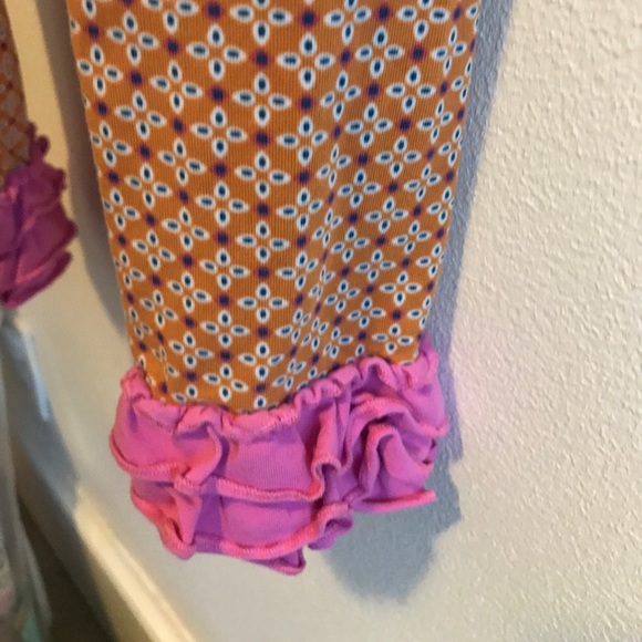 NWOT Matilda Jane ruffle leggings, size 10 - Picture 3 of 4